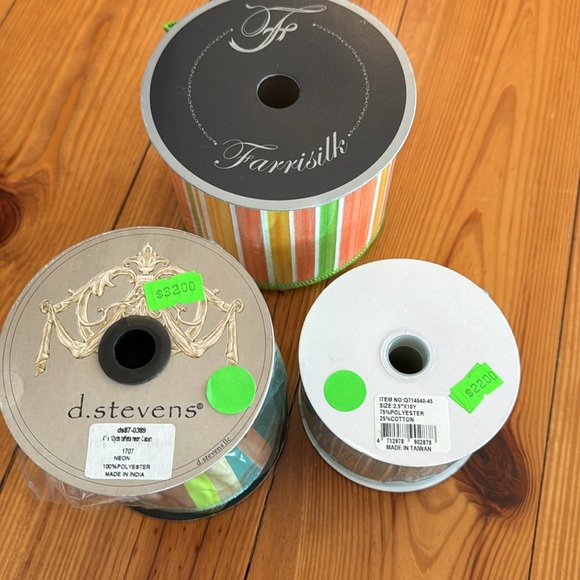 Fall Ribbon 3 styles coordinating colors - Picture 5 of 5